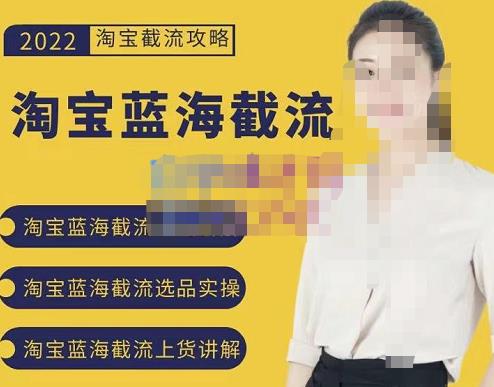 2022淘宝蓝海截流攻略，淘宝蓝海截流选品上货实操讲解网创吧-网创项目资源站-副业项目-创业项目-搞钱项目念念云网创