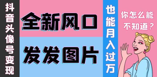 抖音头像号变现0基础教程网创吧-网创项目资源站-副业项目-创业项目-搞钱项目念念云网创