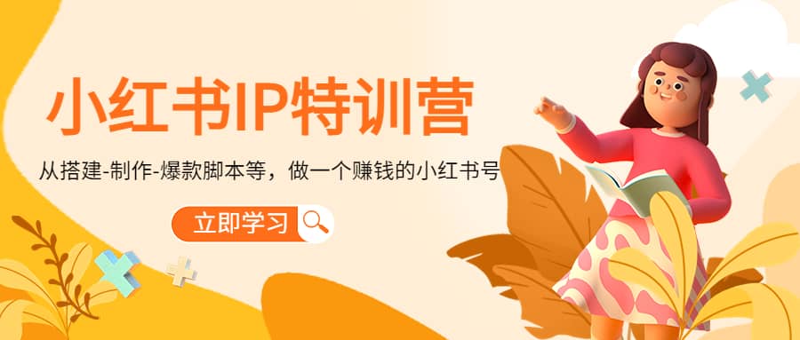 小红书IP特训营网创吧-网创项目资源站-副业项目-创业项目-搞钱项目念念云网创