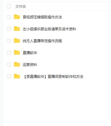左小姐-直播带货俱乐部十三行、无人直播，全套教程附：工具、文档、话术资料网创吧-网创项目资源站-副业项目-创业项目-搞钱项目念念云网创