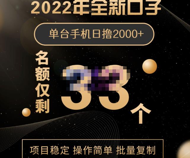 2022年全新口子，手机批量搬砖玩法，一部手机日撸2000+网创吧-网创项目资源站-副业项目-创业项目-搞钱项目念念云网创