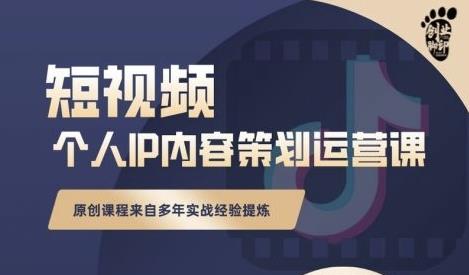 抖音短视频个人ip内容策划实操课，真正做到普通人也能实行落地网创吧-网创项目资源站-副业项目-创业项目-搞钱项目念念云网创