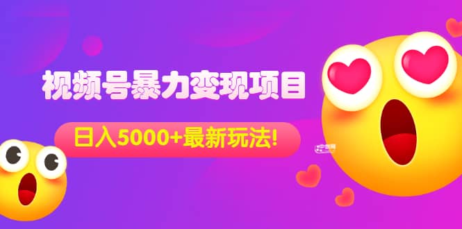 外面收费699的视频号暴力变现项目，日入5000+，简单易操作当天见效果网创吧-网创项目资源站-副业项目-创业项目-搞钱项目念念云网创
