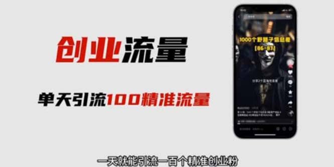 自媒体音频加图文制作视频 一天引流一百个精准创业粉【音频软件+图片素材】网创吧-网创项目资源站-副业项目-创业项目-搞钱项目念念云网创