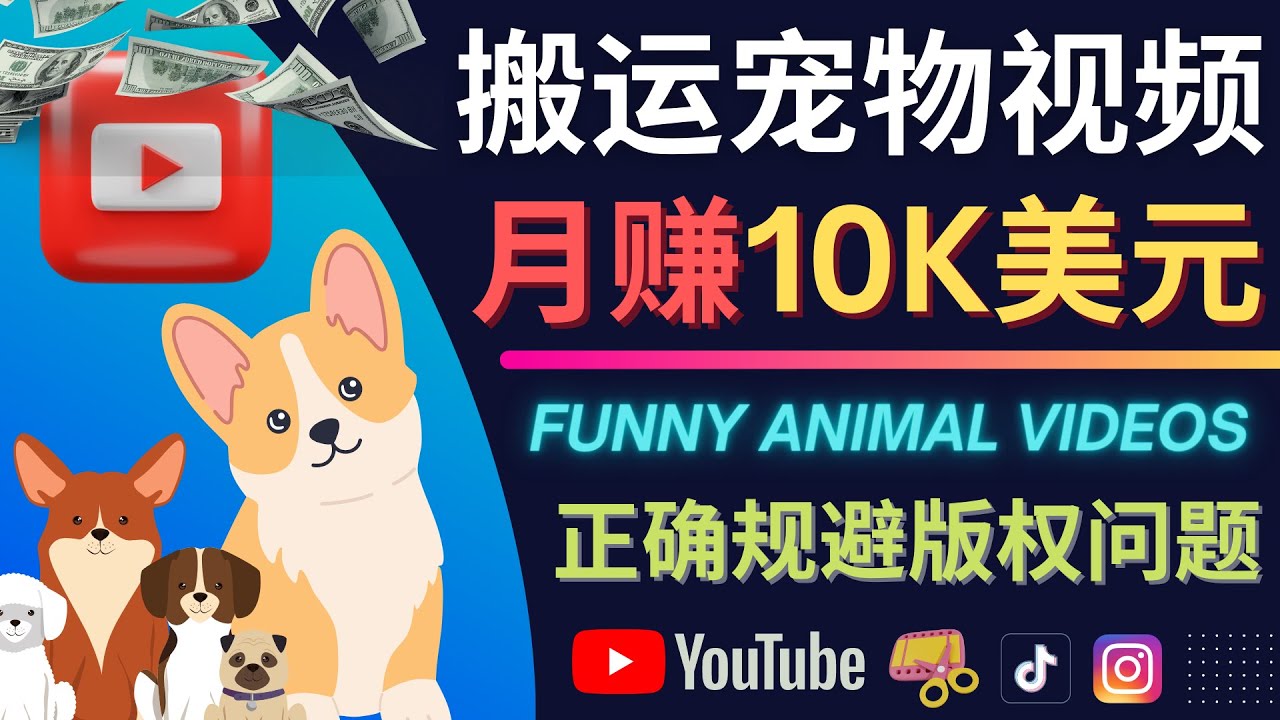 搬运TIKTOK视频到YouTube，并进行二次创作，月赚1万美元以上网创吧-网创项目资源站-副业项目-创业项目-搞钱项目念念云网创