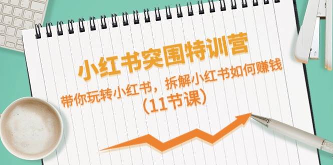 小红书突围特训营，带你玩转小红书，拆解小红书如何赚钱（11节课）网创吧-网创项目资源站-副业项目-创业项目-搞钱项目念念云网创