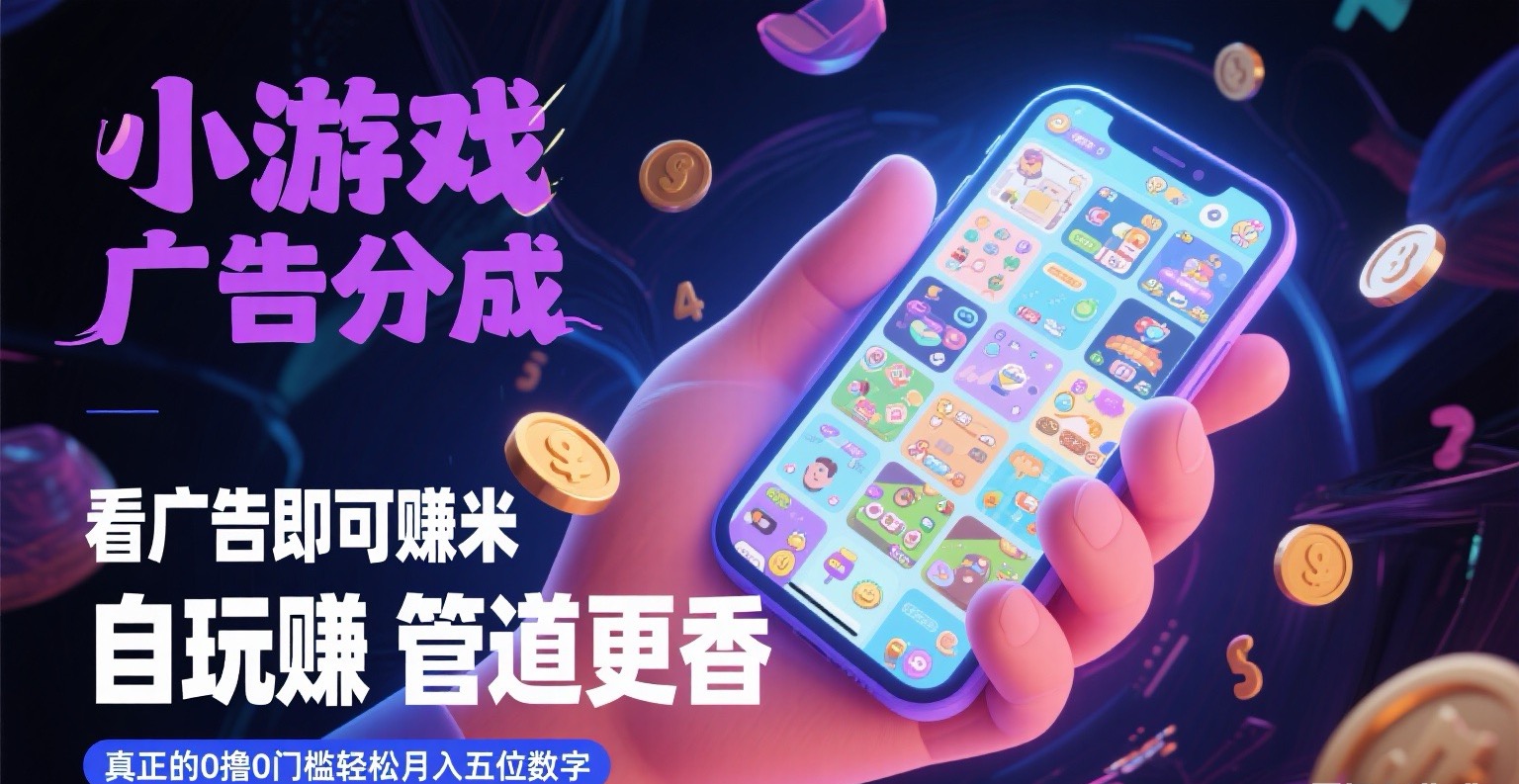 看广告即可赚米 自玩赚 管道更香 真正的零撸零门槛网创吧-网创项目资源站-副业项目-创业项目-搞钱项目念念云网创